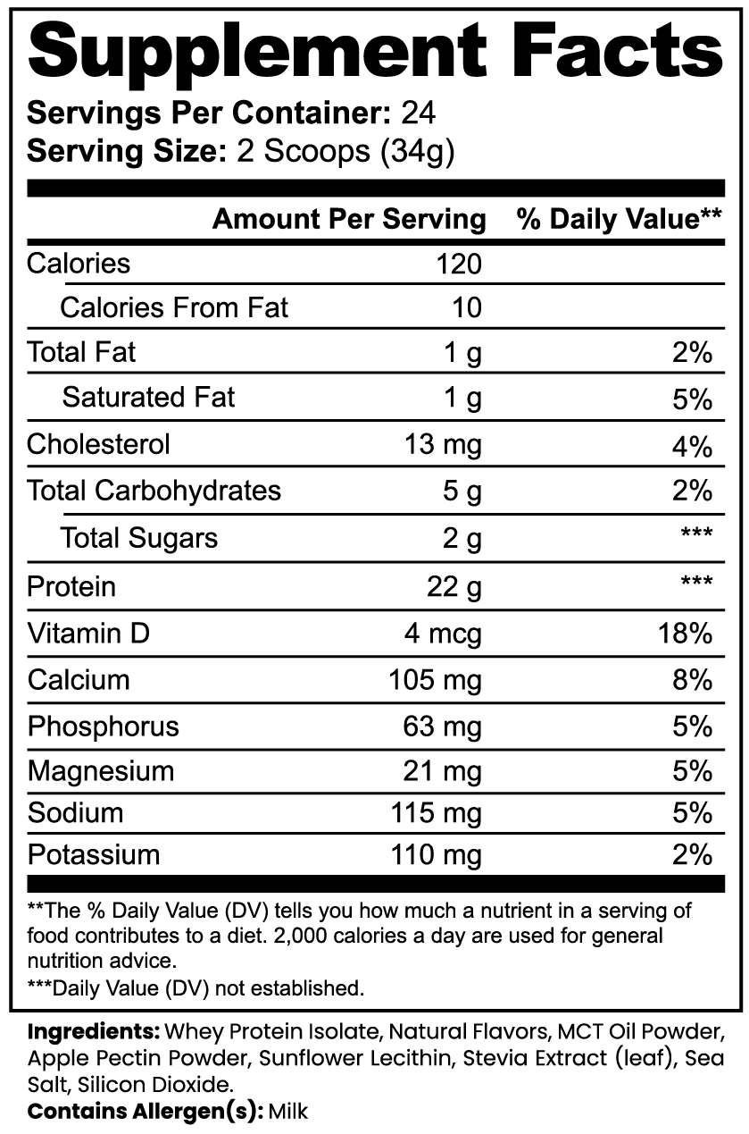 Cut Forge Whey Protein Iso (Vanilla)